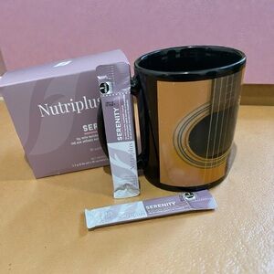 Nutriplus Serenity Tea Sticks with Guitar Mug - Lavender